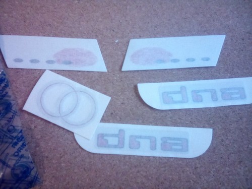 Lot autocollants adn gilera - lot, d'autocollants