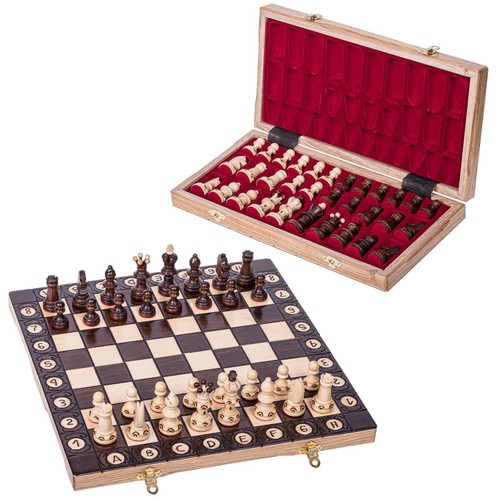 Square echecs bois - en,