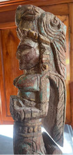 ancienne statue féminine bois