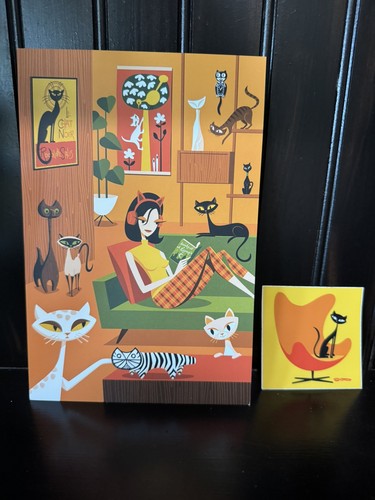 Shag promo card - promo, cat