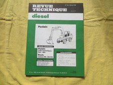 Pelle hydraulique POCLAIN 75 P et 90 P - Moteur DEUTZ F5L et F6L - revue technik
