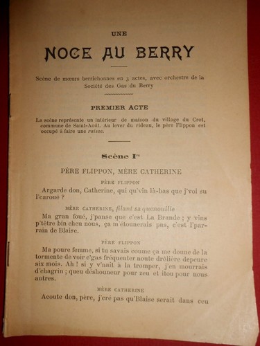 Une noce berry - noce, pièce