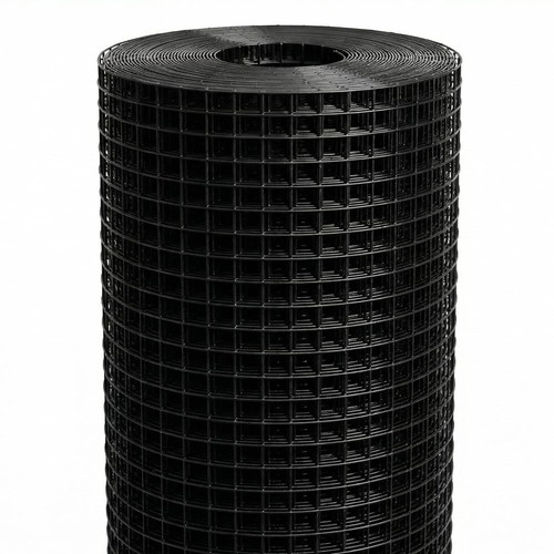Black vinyl coated hardware - black,