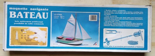 Maquette bateau bois navigante