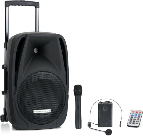 Enceinte 80w microphon - 12",