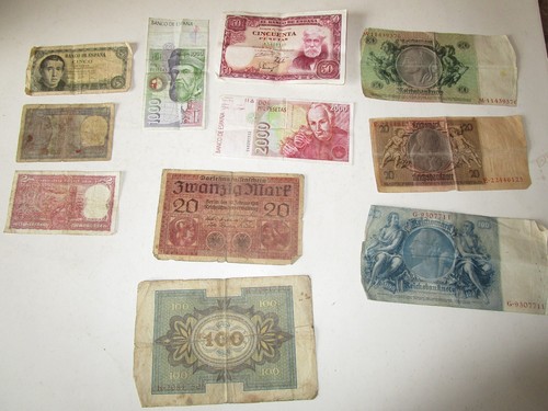 Lot billets allemands 100 - lot, allemands: