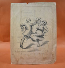 Lithographie XXème - Le Tango
