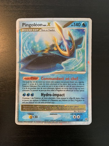 Carte pokémon pingoléon - carte,