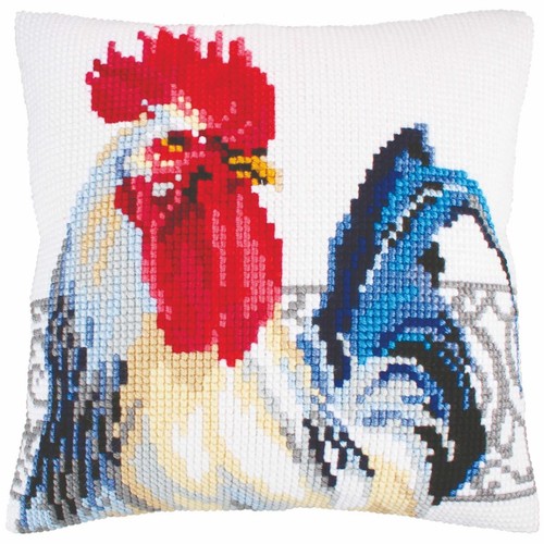 Cda coussin point croix - au,