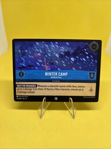Winter camp medical tent - winter,