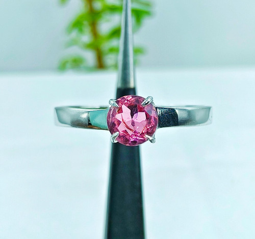 Bague tourmaline rose bague