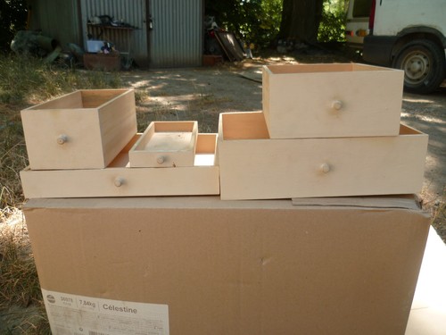 Tiroirs pour meuble horloger - tiroirs,