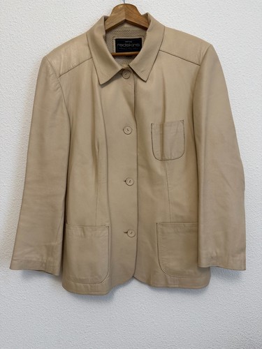 Veste cuir redskins - veste, beige