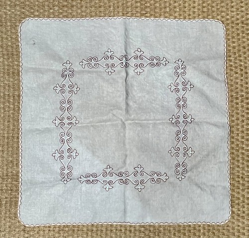 Nappe centre table ancien - centre,