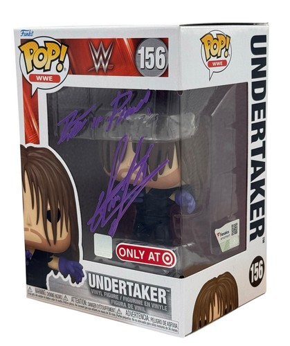 Undertaker signed funko pop - signed,