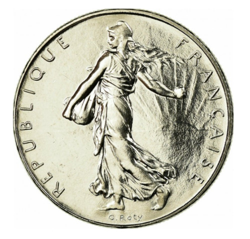 Pièce franc france 1976 - 1,