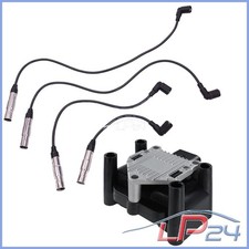 BOBINE D'ALLUMAGE + JEU DE CÂBLES D'ALLUMAGE 4 PIÈCES POUR VW BORA 1J GOLF 4 1J