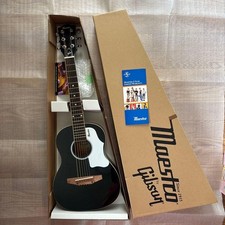 Mini guitare acoustique Maestro by Gibson noire d'occasion livraison depuis...