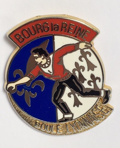 Pin badge bourg reine - pin’s,