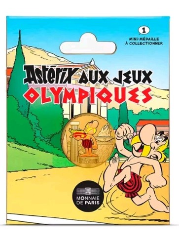 Mini médaille colorisée - mini-médaille,