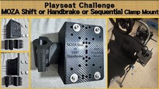 Playseat Challenge MOZA HGP Shifter ou HBP Handbrake ou montage séquentiel SGP