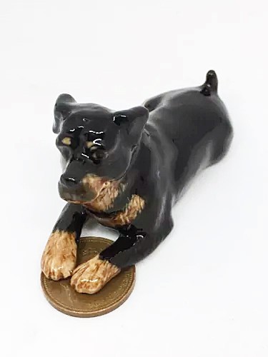 Poupées maison rottweiler - poupées,