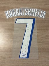 Flocage officiel KVARATSKHELIA N°7 UEFA PSG 2025/2026 THIRD vendeur pro