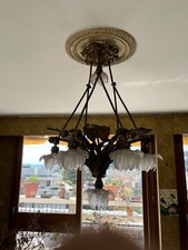 lustres baroques en laiton