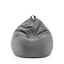 LUMALAND Pouf en Coton-Cord