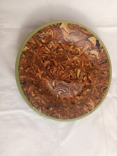 Plat compotier terre mêlée - compotier,