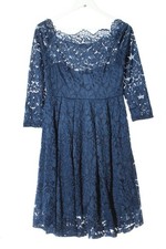 MIUSOL Robe en dentelle Dames Robe T EU 38 bleu élégant