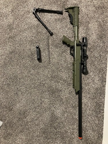 Airsoft sniper rifle - , (used)