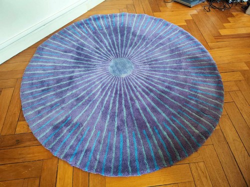 Rare vintage tapis ronds - vintage,