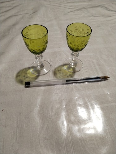 Verres liqueur gravés - a,