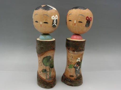 Lot poupées kokeshi - lot, 2