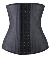 Latex Corset Femme Gaine Amincissante Ventre Plat Waist Trainer Ceinture Minc...