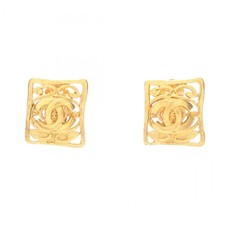 Boucle d'oreille clip carré