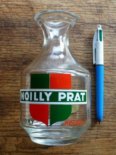 Ancienne carafe publicitaire - ancienne,