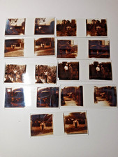 9 Plaques Stéréoscopiques des années 30 - 4 x 11 cm