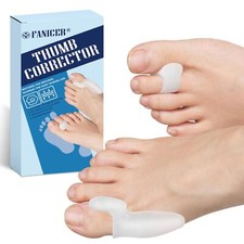8 Pièces Correcteur Hallux ValgusSéparateur orteilsSéparateur d'Orteils en Si...