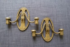 BOUGEOIR EN APPLIQUE ANCIENNE