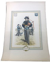lithographie Regionaliste De