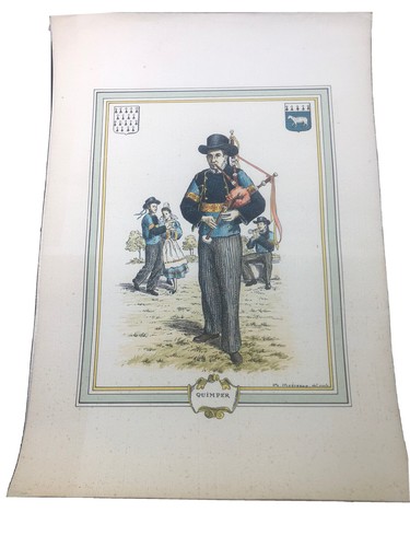 Lithographie regionaliste - lithographie, de