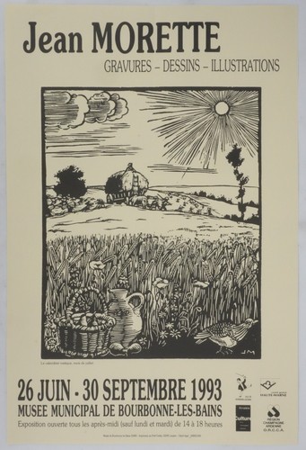 Affiche art j morette - [affiche,