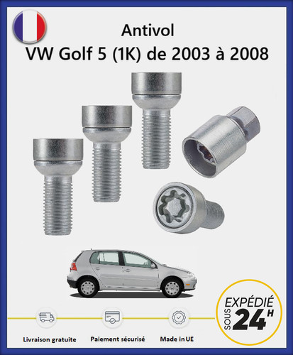 Ecrous antivol roues - ecrous,