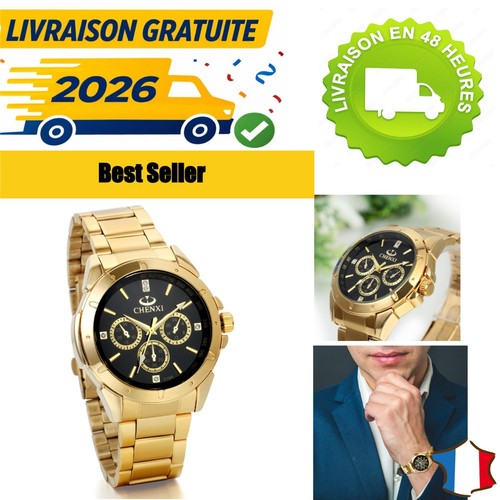 Montre homme jewelrywe quartz - montre,