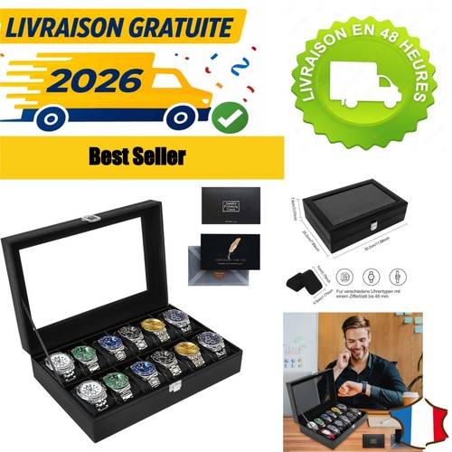 Coffret montres 12 - coffret,