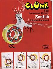 Publicité Advertising 096 1967 Scotch le nouveau dévidoir Clonk