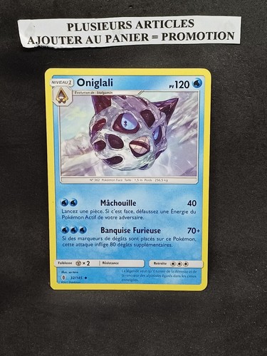 Carte pokemon oniglali - carte,