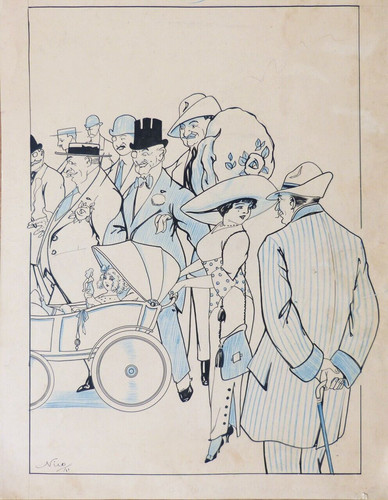 Dessin original nico daté - original, de